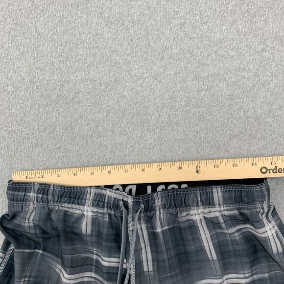 Nike Tempo Brief Lined Running Shorts Medium Plaid Dri-Fit Breathable Workout - Picture 9 of 16